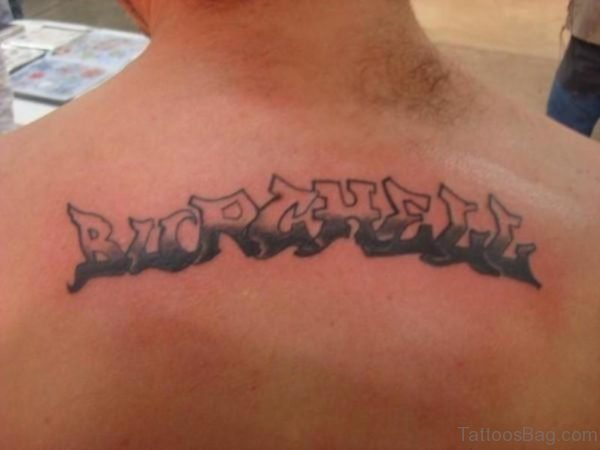 Name Tattoo On Back