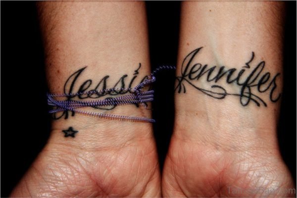 Names Tattoo On Wrist