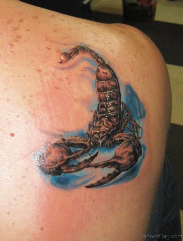 Nice Scorpion Tattoo