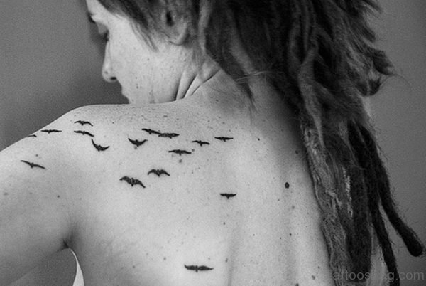  Bird Tattoo On Back
