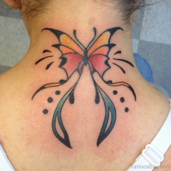 Nice Butterfly Tattoo Design