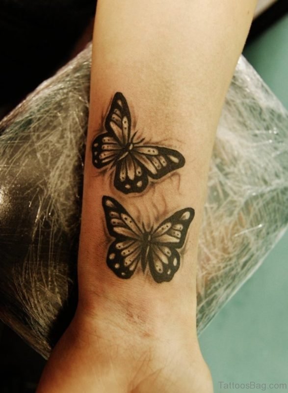 Nice Butterfly Tattoo Design