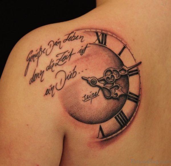 Nice Clock Tattoo