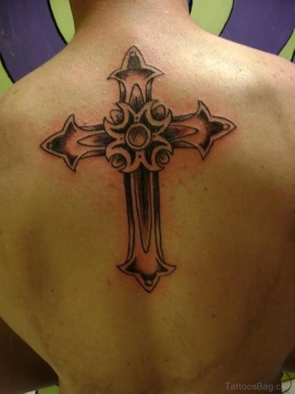 31 Awesome Cross  Tattoos For Back