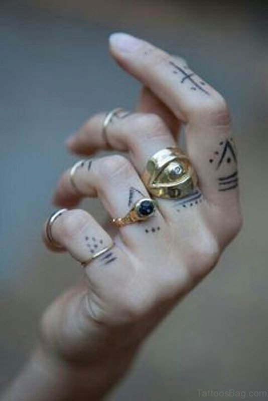 Nice Finger Tattoo