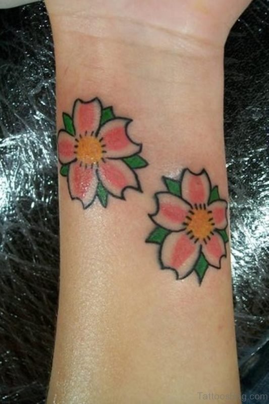 Nice Flower Tattoo Design