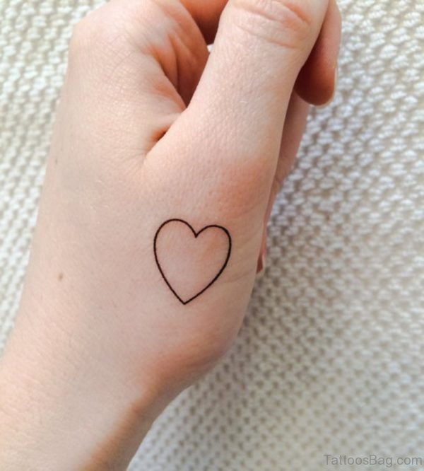 Nice Heart Tattoo Design