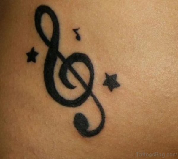 Nice  Music Note Tattoo