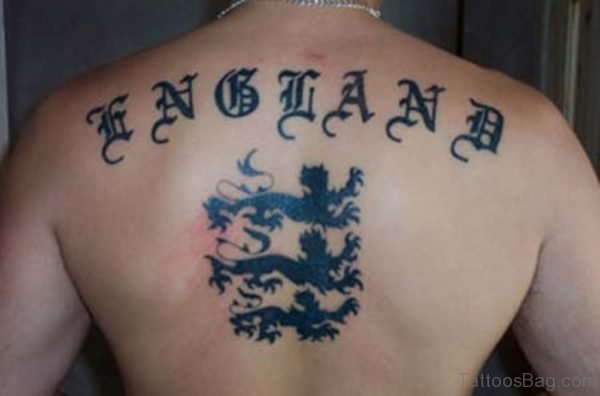 Nice Old English Tattoo