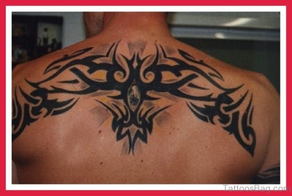 Nice Tribal Tattoo On Back