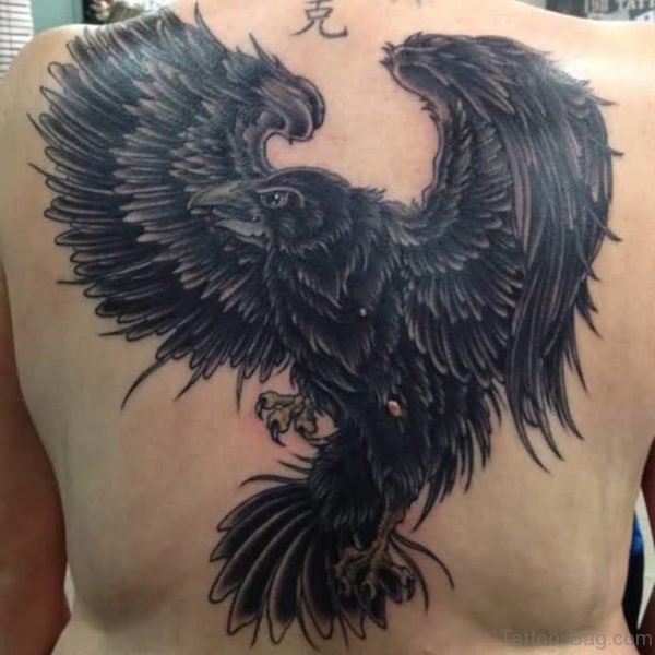 Outstanding Crow Tattoo