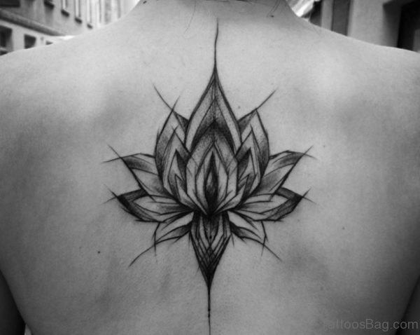 Outstanding Lotus Flower Tattoo