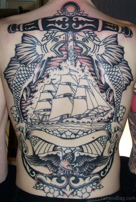 Outstanding Ship Tattoo
