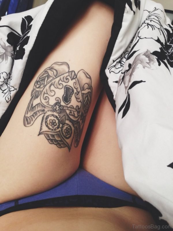 Owl Lock Tattoo
