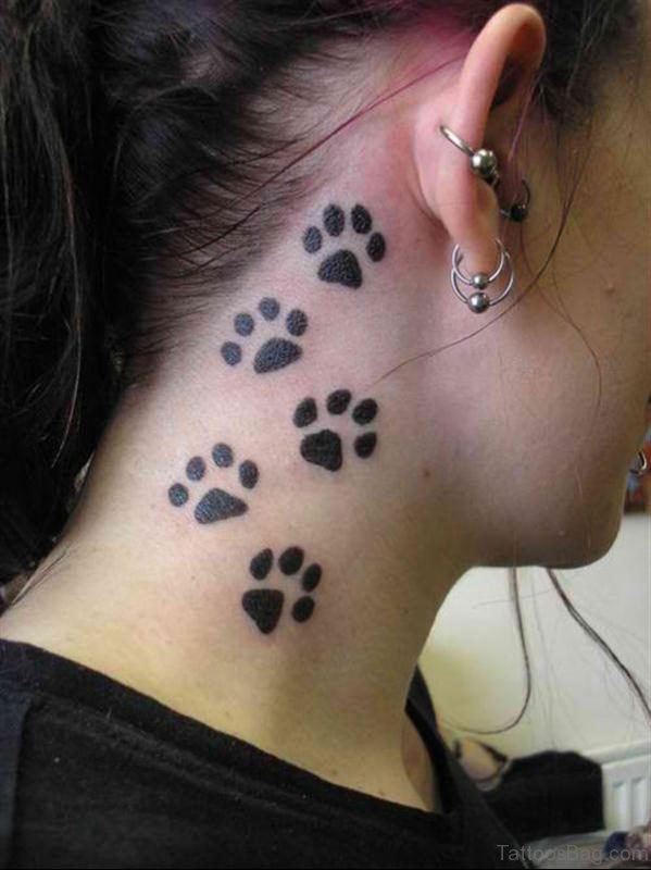 Neck Tattoo for women