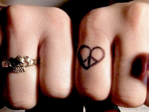 Peace heart Tattoo
