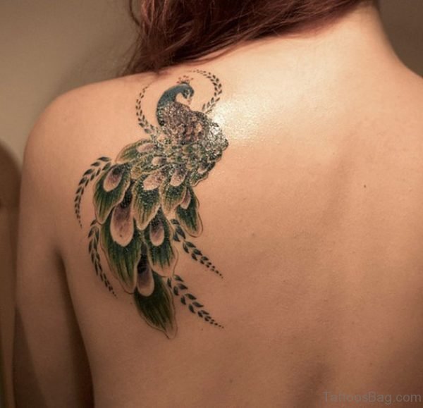 Peacock Bird Tattoo Design