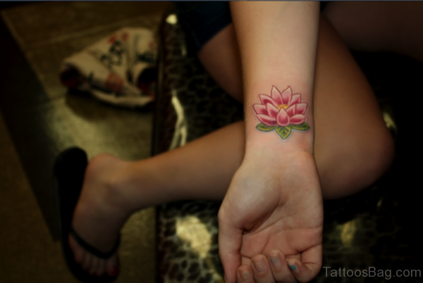 Pink Lotus Tattoo