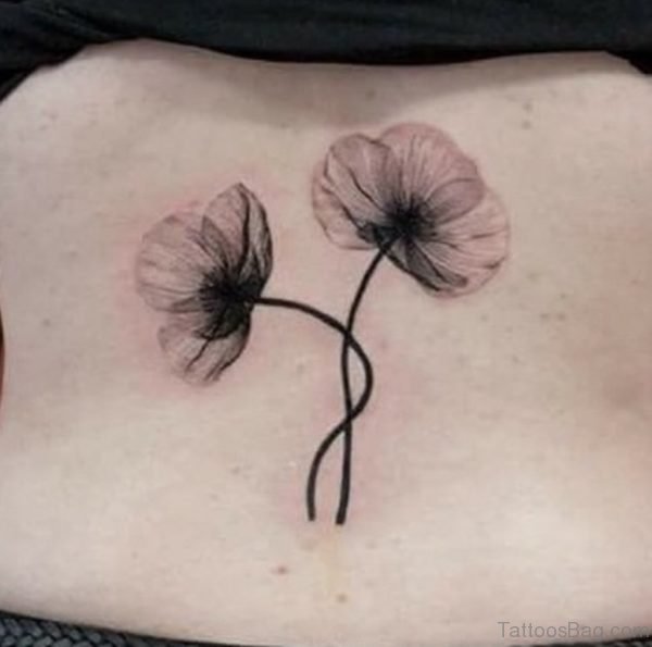 Poppies Back Tattoo