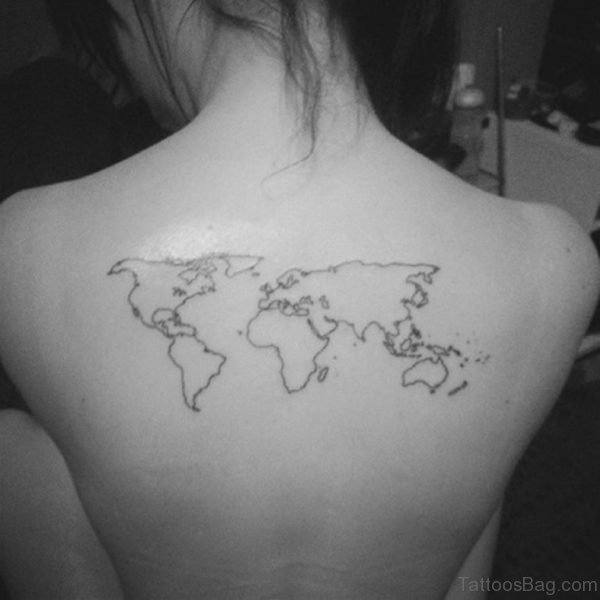 Pretty Map Tattoo