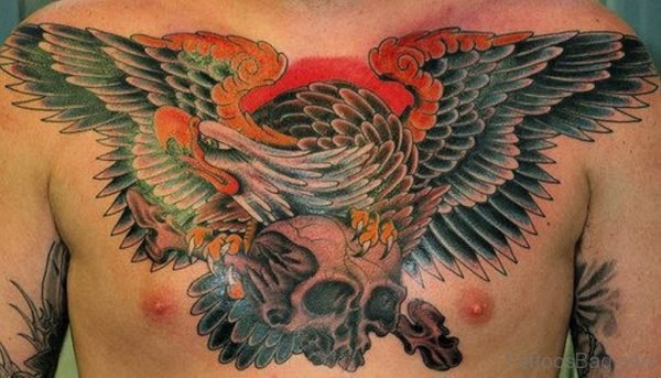 Pretty Eagle Tattoo Design