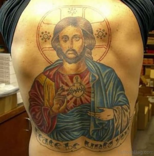 Pretty Jesus Tattoo