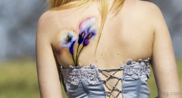 Pretty Lily Tattoo Design