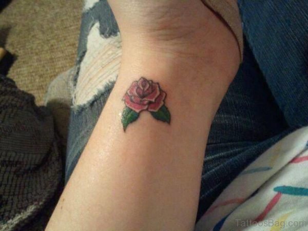 Pretty Rose Flower Tattoo