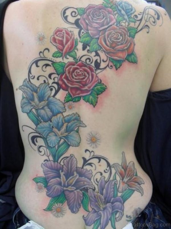 Realistic Lotus Flower Tattoo