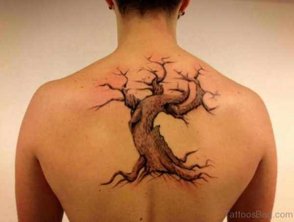 Realistic Tree Tattoo