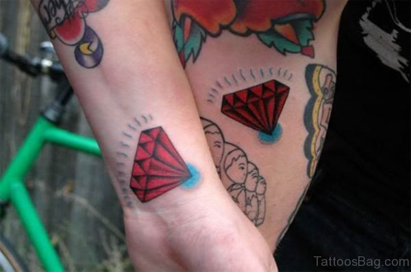 Red Diamond Tattoo