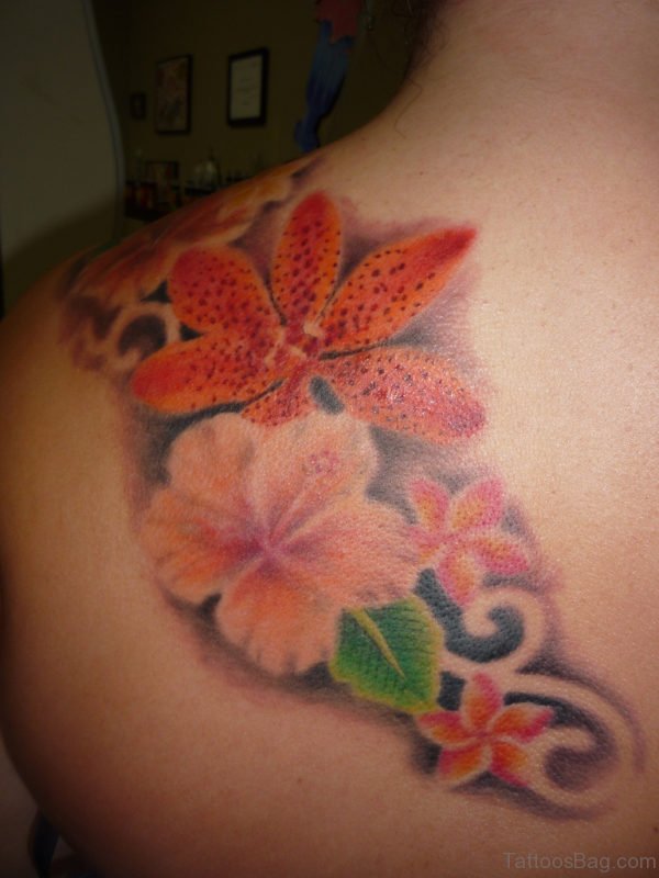 Red Flowers Tattoo