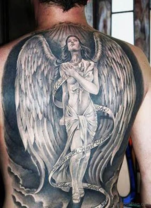 Religious Angel Tattoo