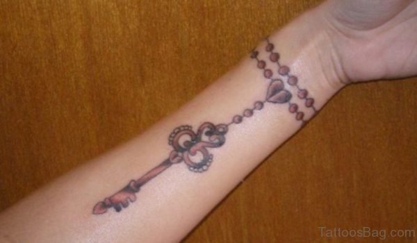 Rosary Key Tattoo