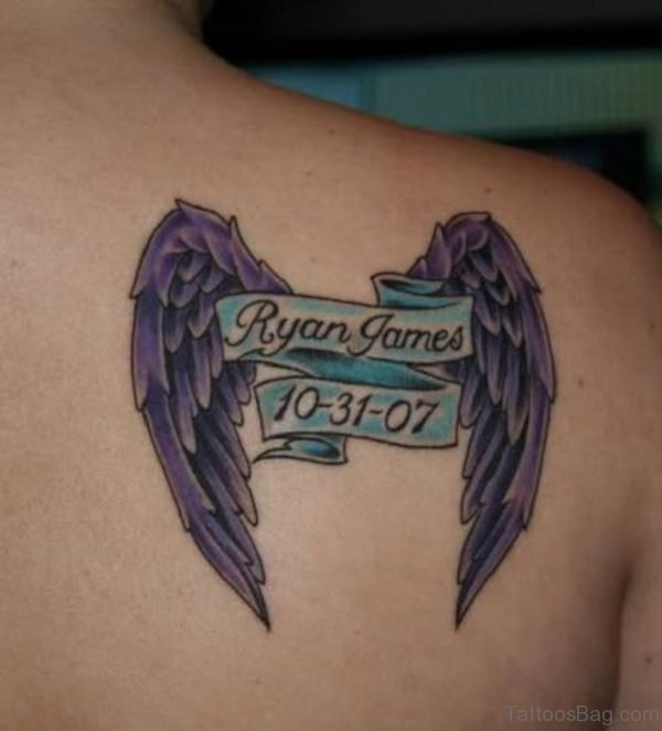 Ryan James Memorial Angel Tattoo