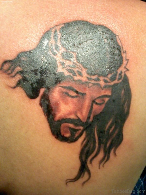 Sad Jesus Tattoo
