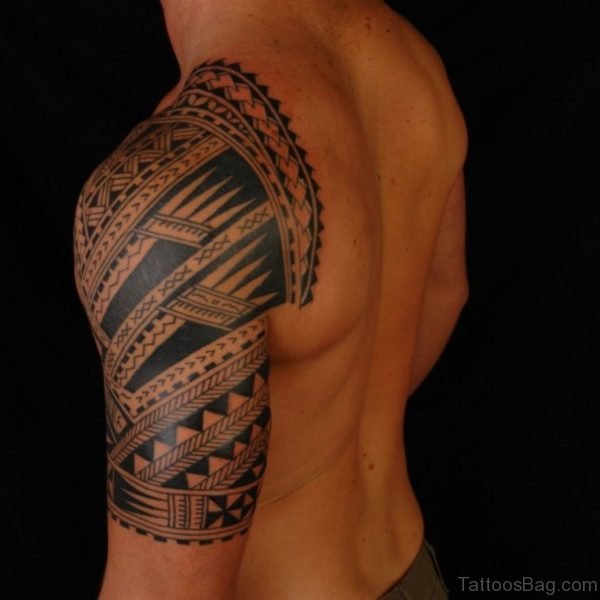 Samoan Shoulder Tattoo