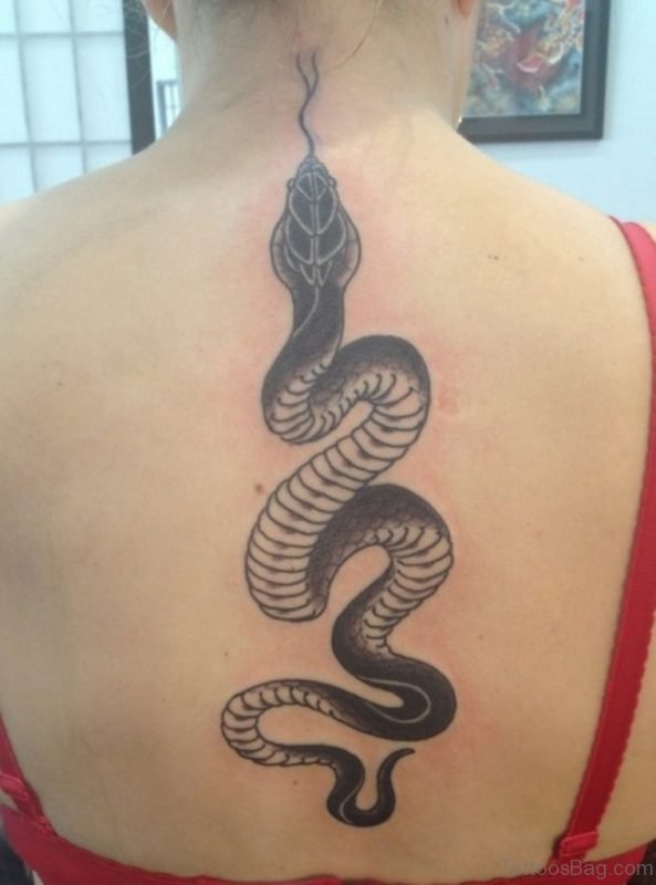 Scary Snake Tattoo