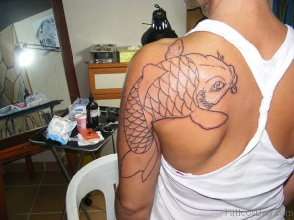 Simple Fish Tattoo 