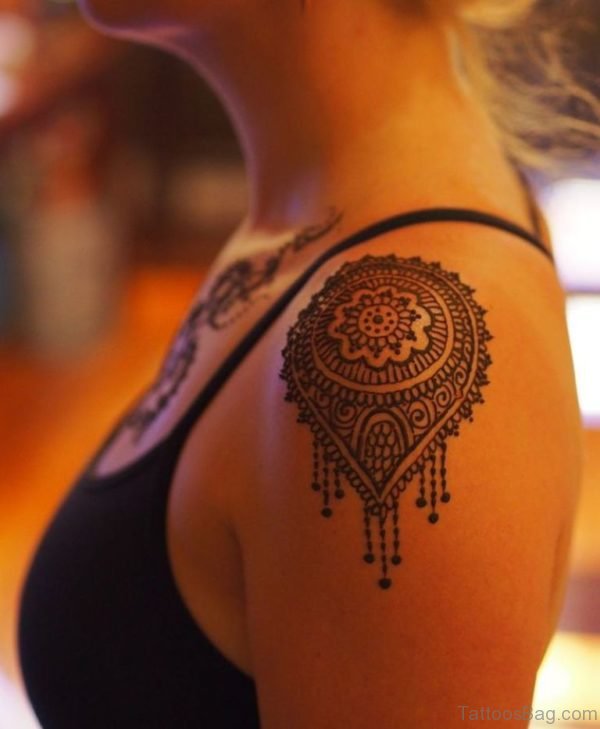 Simple Henna Design Tattoo