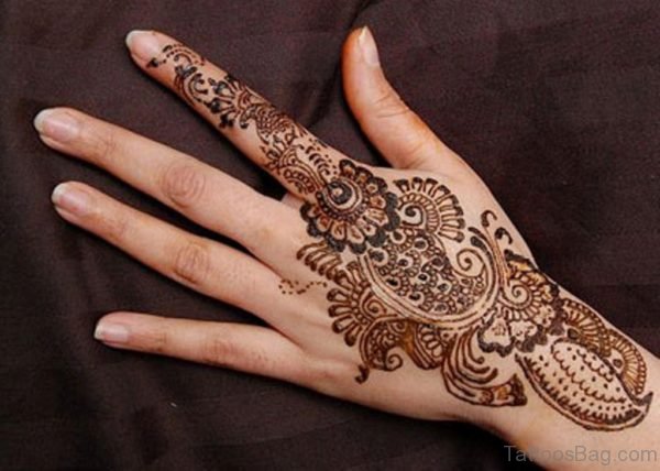 Simple Henna Mehndi Design