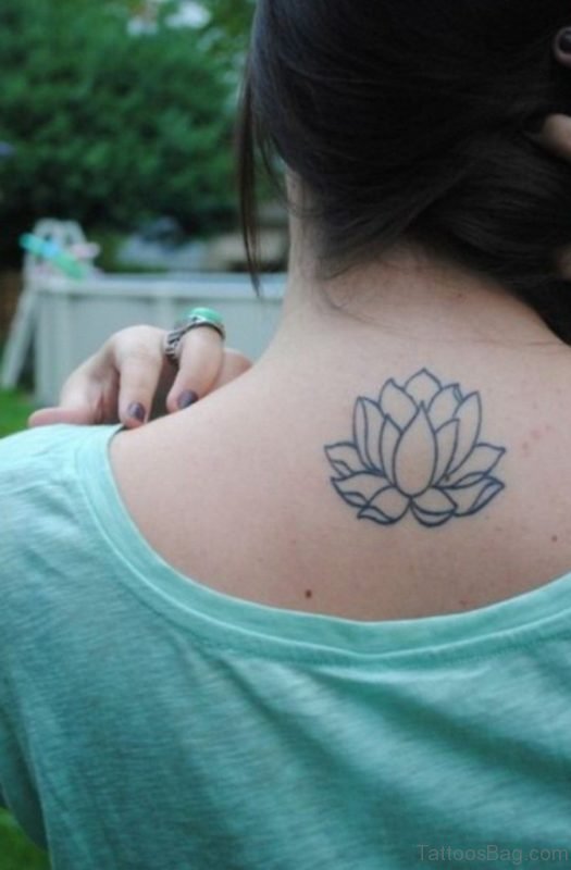 Simple Lotus Tattoo