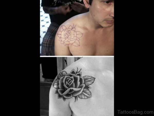 Simple Rose Tattoo