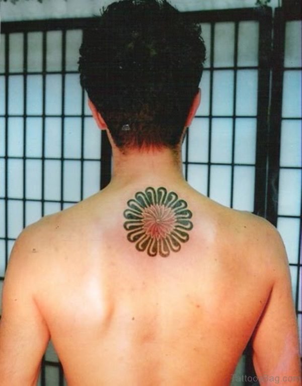Simple Sunflower Tattoo Design