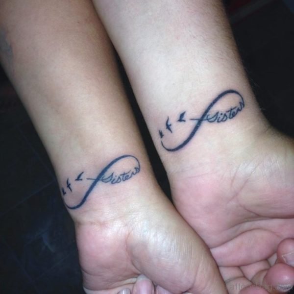 Sisters And  Infinity Tattoo