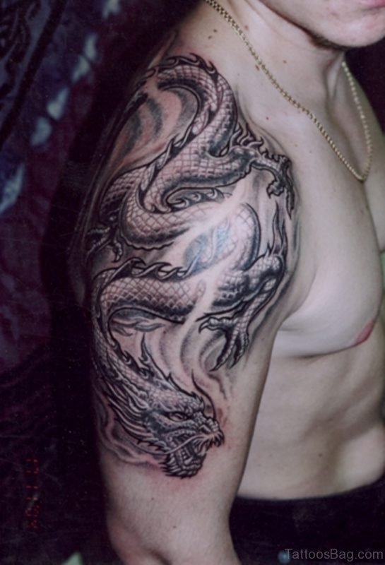 Skillful Dragon Tattoo