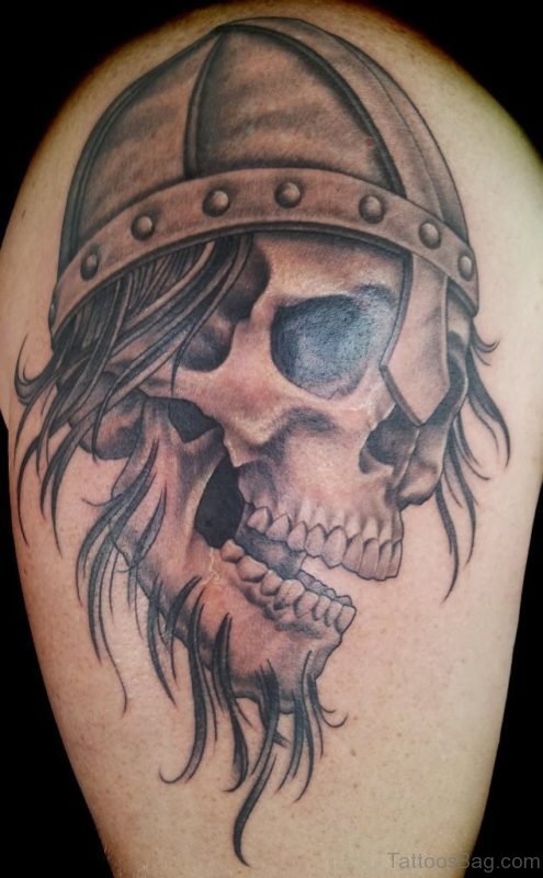 Skull Viking Tattoo