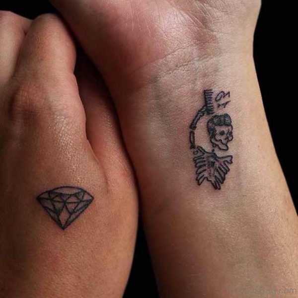 Small Diamond Tattoo Design