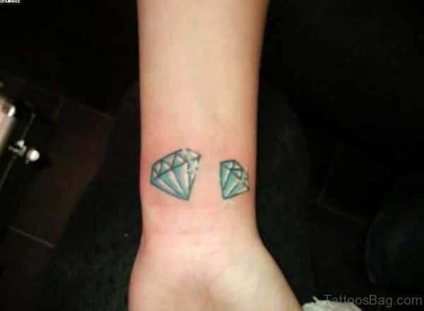 Small Diamond Tattoos On Wrist