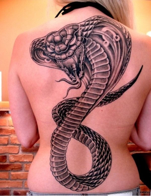 Snake Tattoo On Back